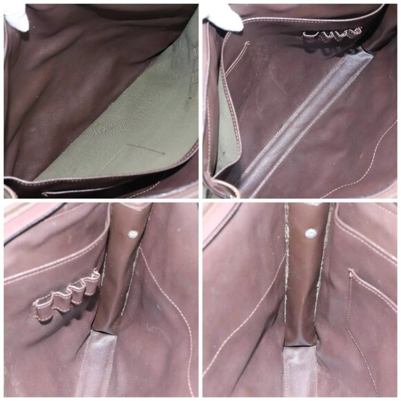 Burberrys Nova Check Clutch Bag Canvas Beige Auth - Picture 14 of 15